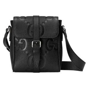 GUCCI Jumbo GG Small Messenger Bag - Black